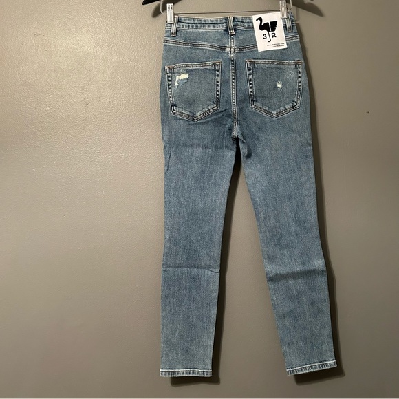 NWT Free People Sandrine Rose Sz 26 Original Wash Straight Fit Jeans! - Picture 11 of 14